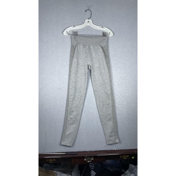 Gymshark Pants - Gymshark Leggings Womens Small Gray Flex High Waist Seamless Compression Yoga‎